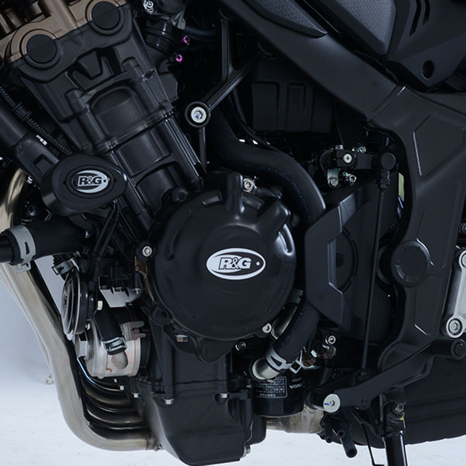 R&G Racing LHS Generator Cover for Honda CBR650F / CB650F '13- '21, CB650R / CBR650R '19-'20 R&G Racing LHS Generator Cover for Honda CBR650F / CB650F '13- '21, CB650R / CBR650R '19-'20